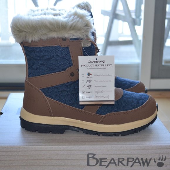 NWT BearPaw Waterproof Winter Snow Boots Marina - Picture 4 of 7